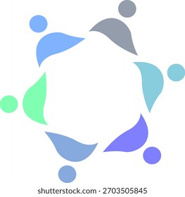 LOGOTIPO DE ASSINATURA DE TRABALHO EM EQUIPE DO SINDICATO DE PESSOAS CONECTADAS
