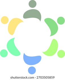LOGOTIPO DE ASSINATURA DE TRABALHO EM EQUIPE DO SINDICATO DE PESSOAS CONECTADAS
