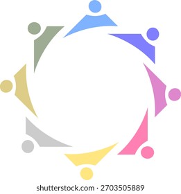 LOGOTIPO DE ASSINATURA DE TRABALHO EM EQUIPE DO SINDICATO DE PESSOAS CONECTADAS
