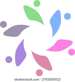 LOGOTIPO DE ASSINATURA DE TRABALHO EM EQUIPE DO SINDICATO DE PESSOAS CONECTADAS
