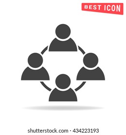 People Connecting Icon.