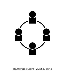 people connecting icon, people vector, connecting illustration