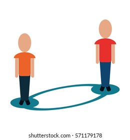 people connecting social media