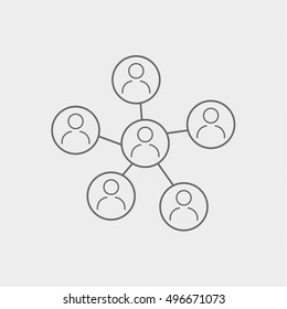 People Connecting, Vector Desing