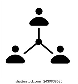 people Connection icon vector EPS 10