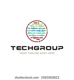 People connection illustration logo design symbol vector template. Minimalist logo initial chain infinity logo style symbol of success teamwork. Digital groups logo simple modern