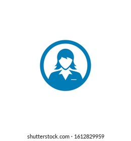 People Contact,customer Service Or Call Center Logo Icon Illustration Design  