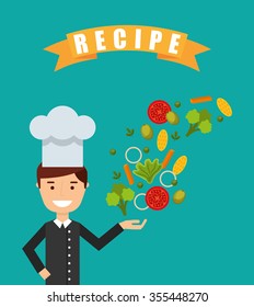 people cooking design, vector illustration eps10 graphic 
