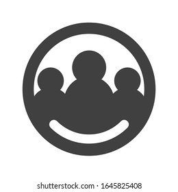People creative logo design template. Vector