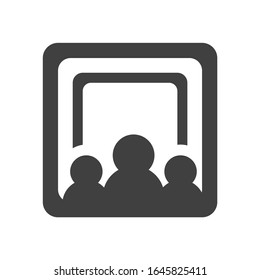 People creative logo design template. Vector