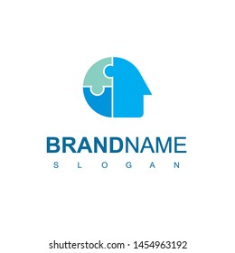 People Creative Logo With Puzzle Symbol