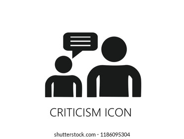 People criticism icon 