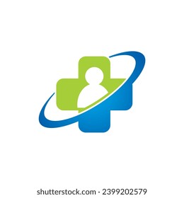 people cross medical health icon