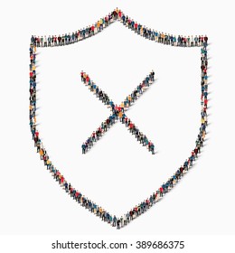 people   cross sign icon