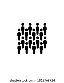people crowd icon,vector best flat icon.