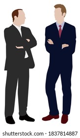 People (daily common life ) silhouette vector illustration / business person