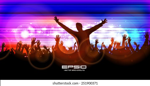 People dancing background party 