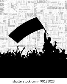 People dancing background party
