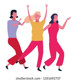 People dancing and having fun