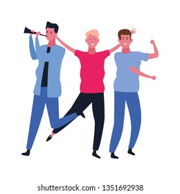 People dancing and having fun
