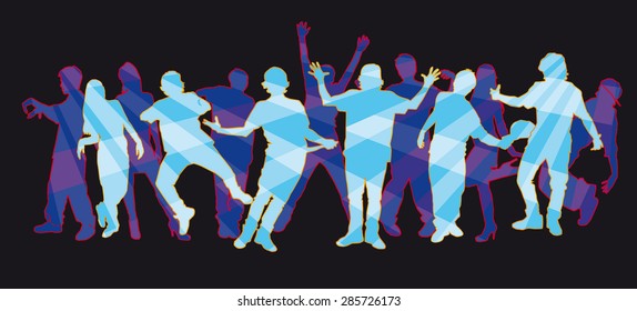 people dancing at a party