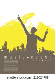 People Dancing Vector - vector illustration. 