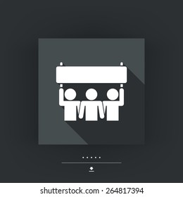 People demonstration icon 