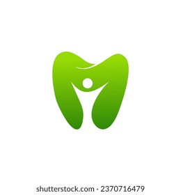People Dental Logo Vector Design Template