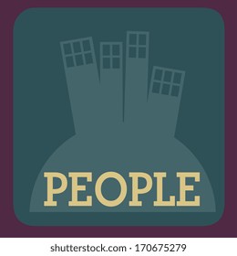 people design  over purple background vector illustration 