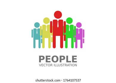 People design over white background, vector illustration