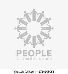 People design over white background, vector illustration