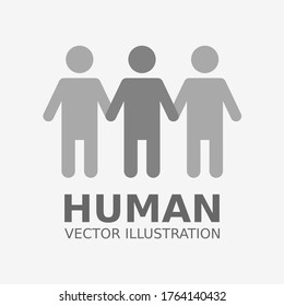 Diseño de personas sobre fondo blanco, ilustración vectorial