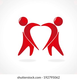 People design over white background, vector illustration