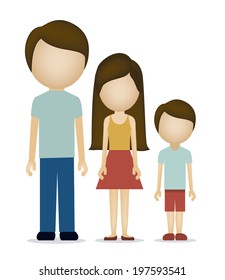 People design over white background, vector illustration