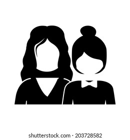 People design over white background, vector illustration