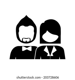 People design over white background, vector illustration