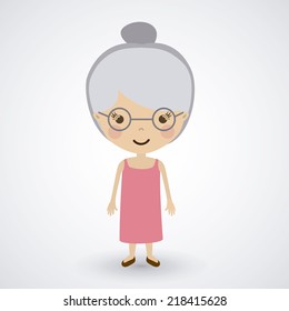 People design over white background, vector illustration