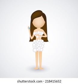 People design over white background, vector illustration