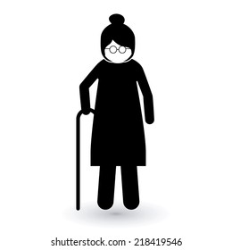 People design over white background, vector illustration