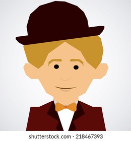 People design over white background, vector illustration