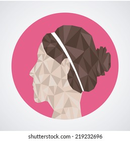 People design over white background, vector illustration