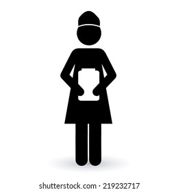 People design over white background, vector illustration