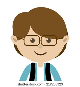 People design over white background, vector illustration