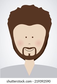 People design over white background, vector illustration