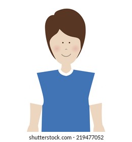 People design over white background, vector illustration