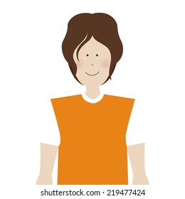 People design over white background, vector illustration