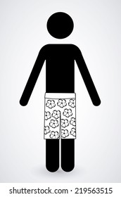 People design over white background, vector illustration