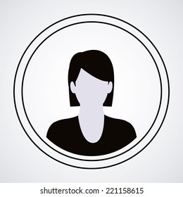 People design over white background, vector, illustratrion