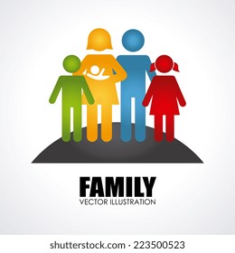 People design over white background, vector illustration 