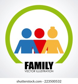 People design over white background, vector illustration 